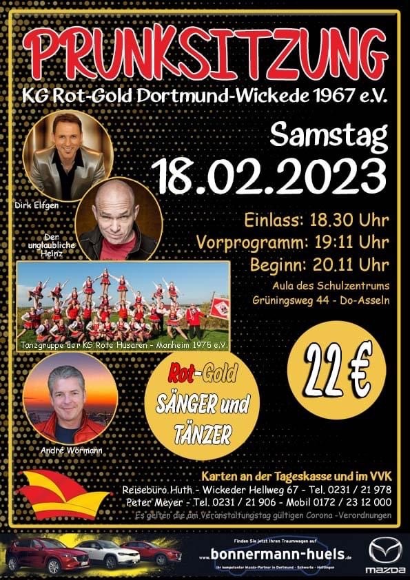 Prunksitzung Dortmund- Wickede