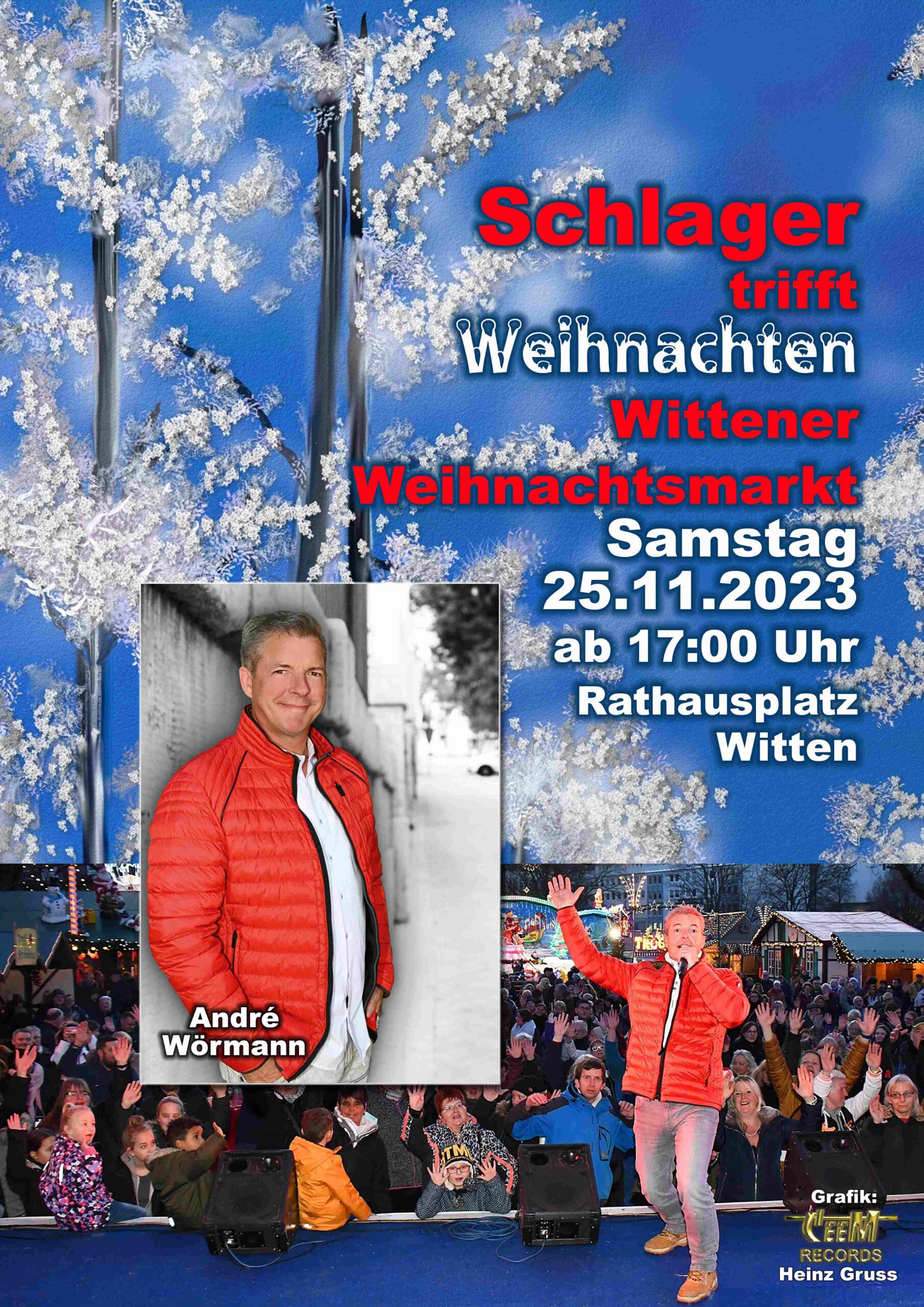 "Schlager trifft Weihnachten" - WITTENER Weihnachtsmarkt / ÖFFENTLICH